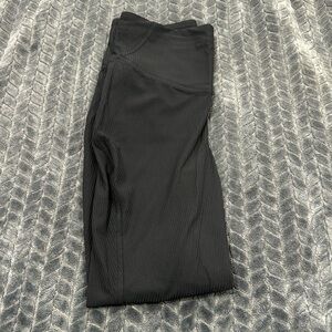 Like New Lululemon Base Pace High-Rise Ribbed Tight 25” - Black 6